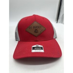 Ohio State Go Bucks! Snapback Hat Baseball Cap Red (NWOT)